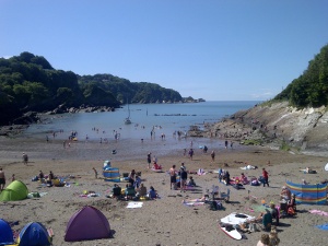 combe martin beach