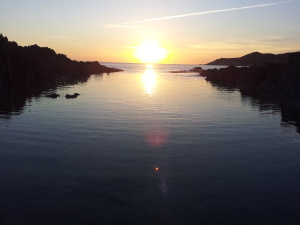 Sunset Combe Martin Devon