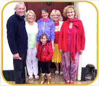 Cranleigh House Happy Guests from Devon B & B